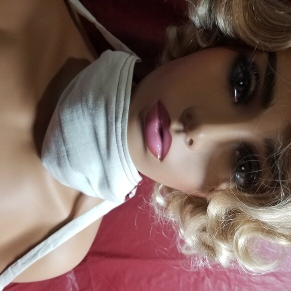 Kid Size Mask w/ Silver/Copper Filters-Gold Sparkl - Picture 6 of 6